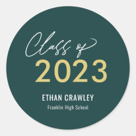 Pegatinas de Graduación de Color Editable de la Ga