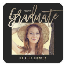 Pegatinas de graduación de color editable Glimmer 