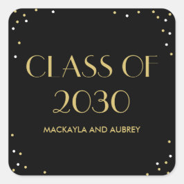 Pegatinas de Graduación en Color Editable de Insta