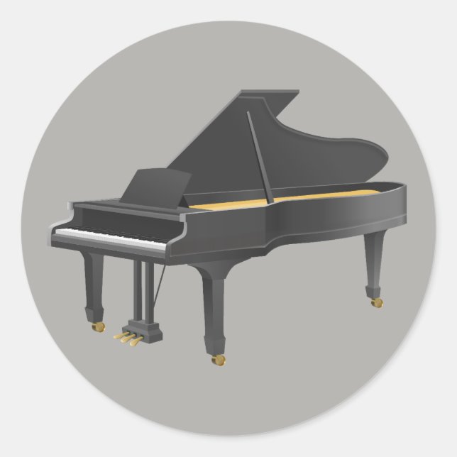 Pegatinas de Grand Piano (Anverso)
