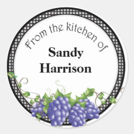 Pegatinas de Grape Jelly Jar