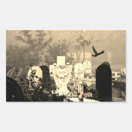 PEGATINAS DE GRAVEYARD RECTANGLE PELIGROSOS