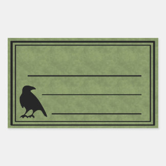 Pegatinas de Green Blank Raven