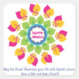 Pegatinas de Green Diwali