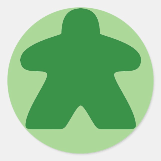 Pegatinas de Green Meeple (Anverso)