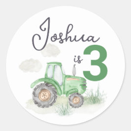 Pegatinas de Green Tractor Personalizado