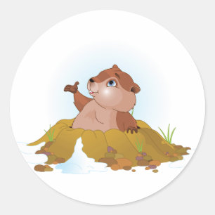 Pegatinas de Groundhog