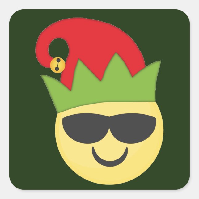 Pegatinas de Guay Emoji Elf (Anverso)