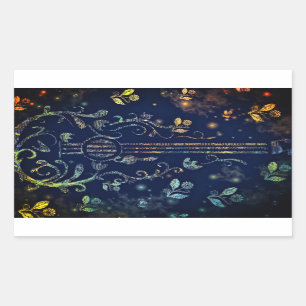 Pegatinas de guitarra floral