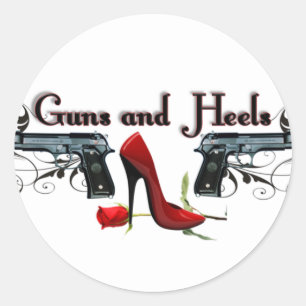Pegatinas de Guns and Heels