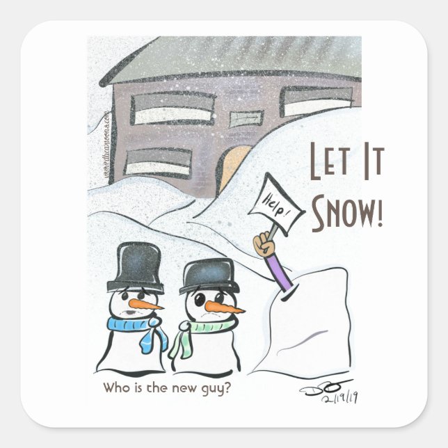 Pegatinas de Guy Square (Anverso)