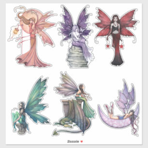 Pegatinas de hadas de Molly Harrison Arte de fanta