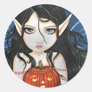 Pegatinas de hadas góticas de Halloween de Molly H