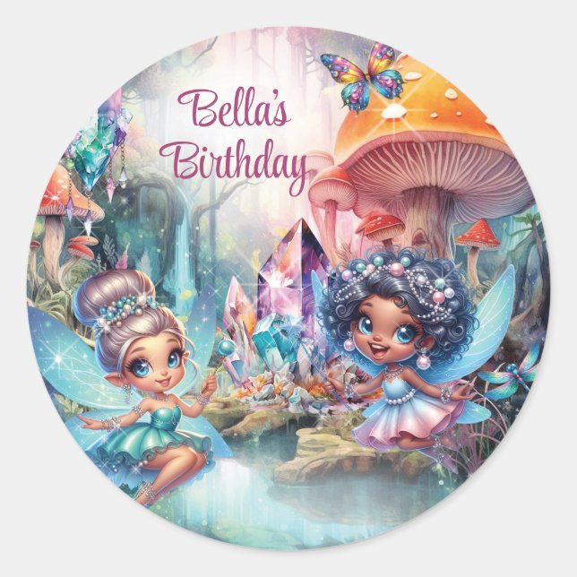 Pegatinas de hadas mágicas (Anverso)