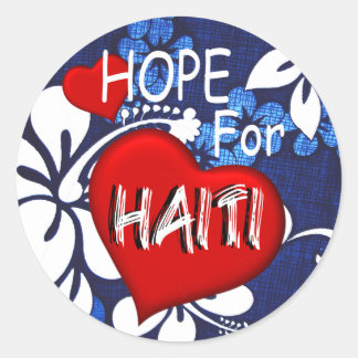 Pegatinas de Haiti Relief Valentine