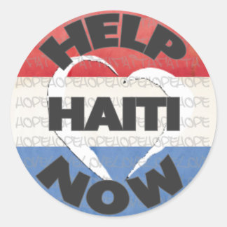 Pegatinas de Haiti Relief Valentine