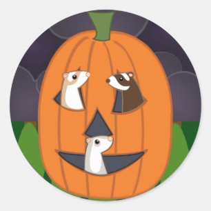 Pegatinas de Halloweasel