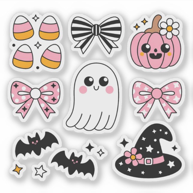 Pegatinas de Halloween (Anverso)