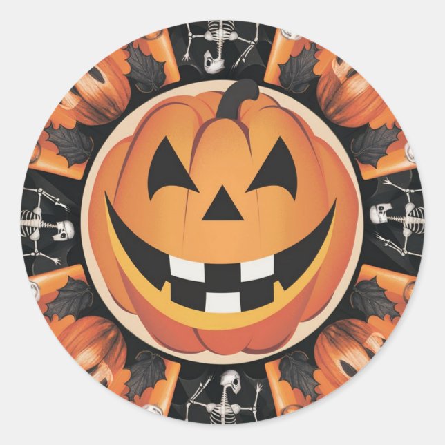 Pegatinas de Halloween (Anverso)