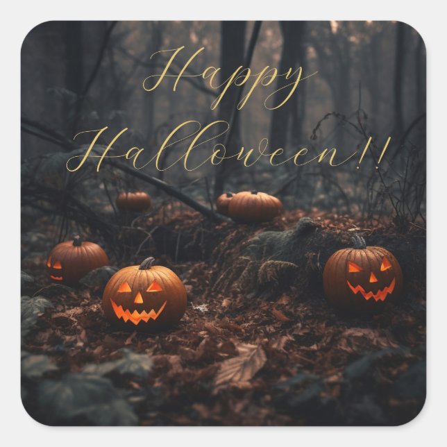 Pegatinas de Halloween (Anverso)
