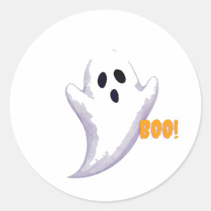 Pegatinas de Halloween de Fantasma Blanco   Fantas