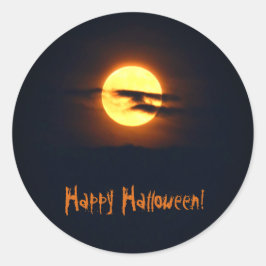 Pegatinas de Halloween de luna llena
