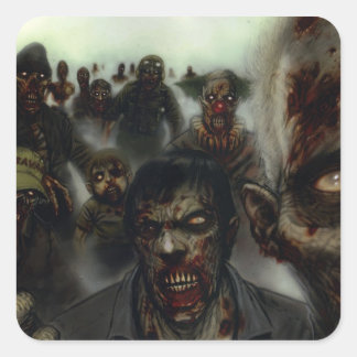Pegatinas de Halloween de Zombies