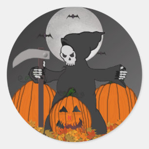 Pegatinas de Halloween del parca
