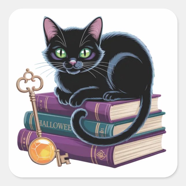 Pegatinas de Halloween - Diseños espeluznantes, di (Anverso)