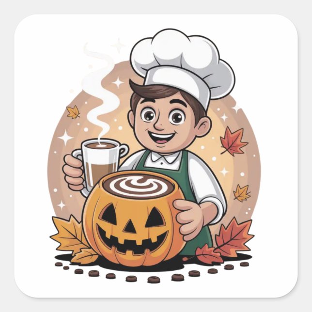 Pegatinas de Halloween - Diseños espeluznantes, di (Anverso)