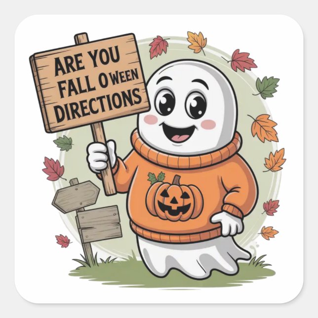 Pegatinas de Halloween - Diseños espeluznantes, di (Anverso)