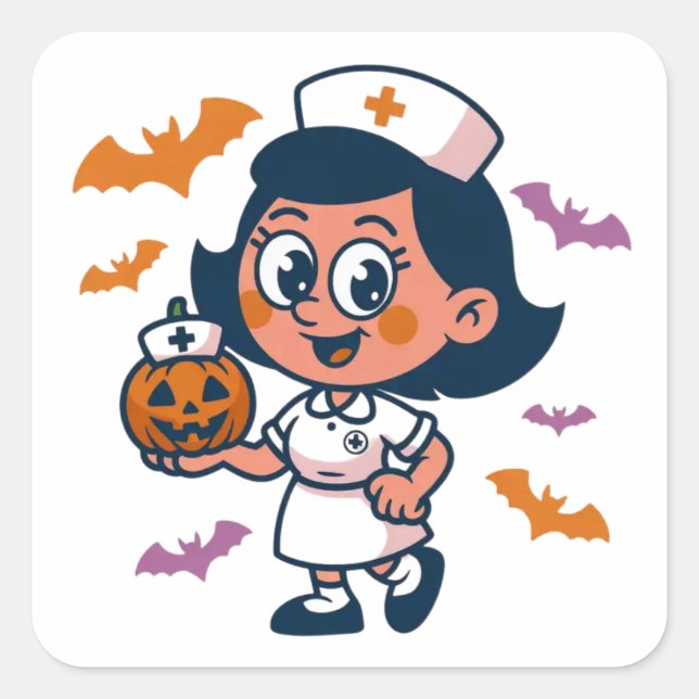 Pegatinas de Halloween - Diseños espeluznantes, di (Anverso)