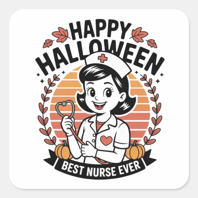 Pegatinas de Halloween - Diseños espeluznantes, di (Anverso)