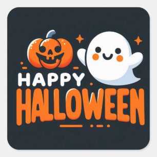 Pegatinas de Halloween felices