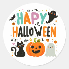 Pegatinas de Halloween felices