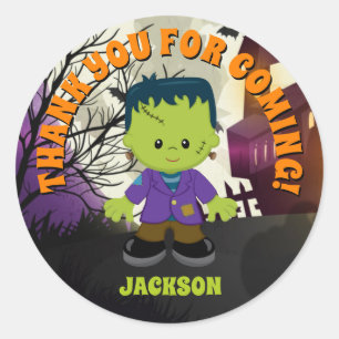 Pegatinas de Halloween Frankenstein Personalizan N