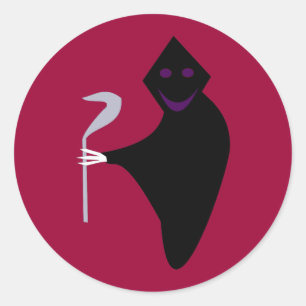 Pegatinas de Halloween Grim Reaper