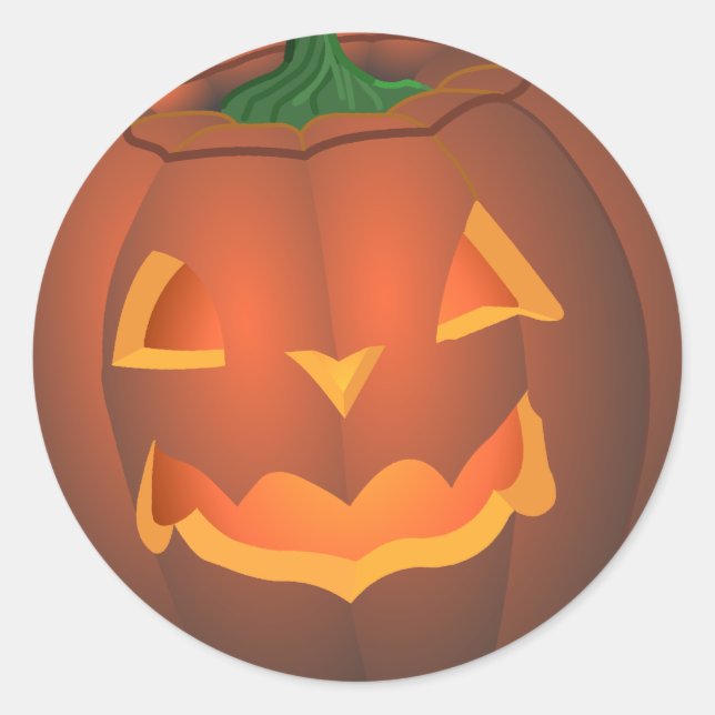 Pegatinas de Halloween Pegatinas de calabaza perso (Anverso)