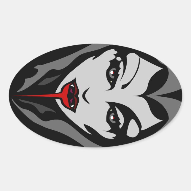 Pegatinas de Halloween Pegatinas de vampiros perso (Anverso)