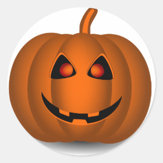 Pegatinas de Halloween Pumpkin Face