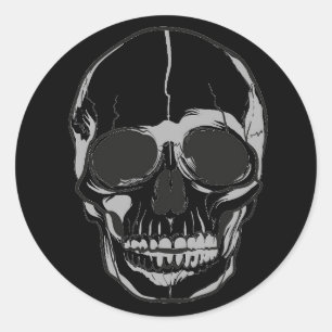 Pegatinas de Halloween-Skull