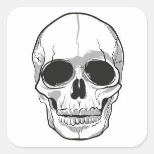 Pegatinas de Halloween-Skull