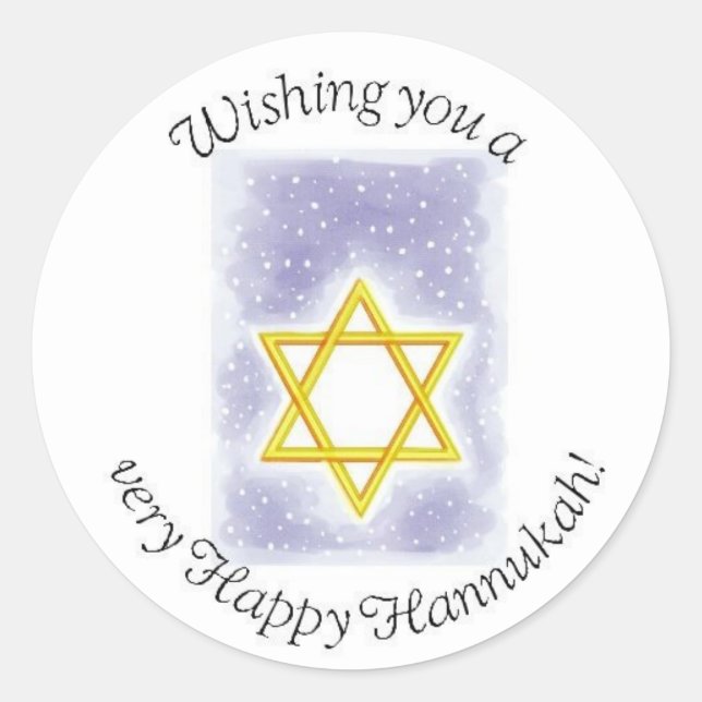 pegatinas de hannukah (Anverso)