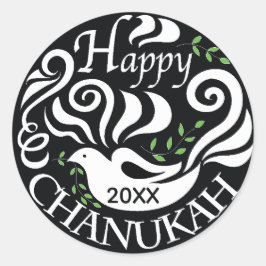 Pegatinas de Hanukkah (1 1/2"/3")