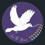 Pegatinas de Hanukkah (1 1/2"/3")"Dove Menorah/Yel<br><div class="desc">Hanukkah/pegatinas de vacaciones, personalizar. "Dove Lighting Menorah/Yellow" Elija entre 1 1/2" y 3" pegatinas. Personalice eliminando y reemplazando el texto con su propio mensaje. Elija su tamaño de fuente, estilo y color favoritos. ¡Gracias por detenerse y por ir de compras! ¡Tu negocio es muy apreciado! ¡Feliz Hanukkah! Forma: Clásico Pegatina...</div>