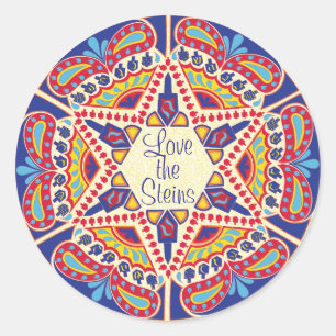 Pegatinas de Hanukkah (1 1/2" o 3") Hanukkah Dreid