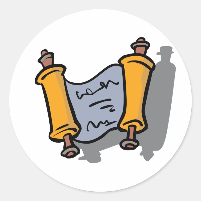 Pegatinas de Hanukkah Scroll (Anverso)