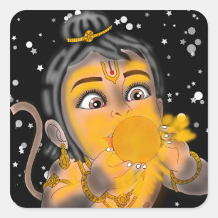Pegatinas de Hanuman niño