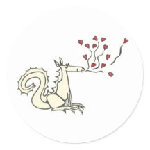 Pegatinas de Heart Dragon