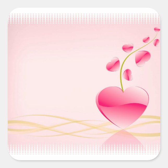 Pegatinas de Heart Life (Anverso)